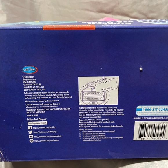 NIB Peek-A-Boo Magenta Plush Toy - Picture 3 of 8